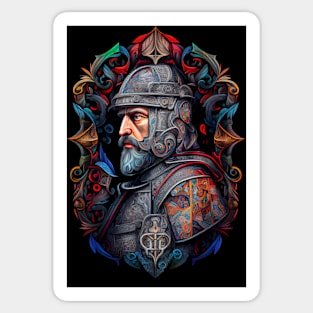 Ornate Battle Commander Sticker